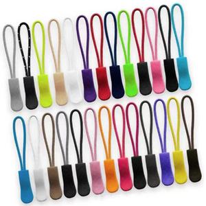 지퍼손잡이 지퍼끈 일자형 20매 PVC 수선 풀러