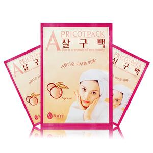 수미 일회용 마사지 팩 살구팩 10ml x 20개 미용 마스크 얼굴 사우나 목욕탕