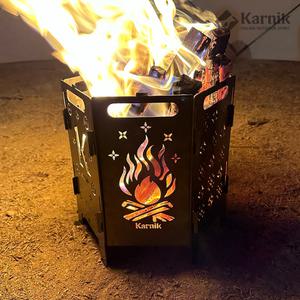 카르닉 국산 조립식 불멍 육각 화로대