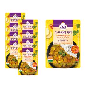 티아시아키친 비프 마살라 커리, 170g, 9개