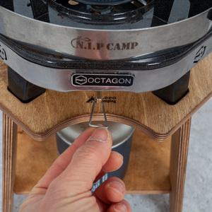 옥타곤 이소 ex 거치대 강염 액출 해바라기 그리들 버너 받침대