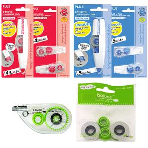 바르네 / PLUS 수정테이프 화이트 본품 / 리필 필기도구