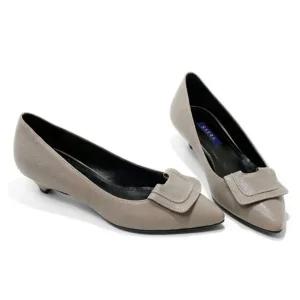 [갤러리아] [출고지연순차배송]세라 여성 펌프스 정장 구두 TJP20418 그레이 3CM