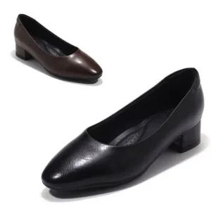 [갤러리아] 세라 여성 양가죽 컴포트 펌프스 통굽 구두 TCP22657 컬러 2종 3CM