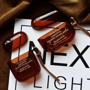 아트박스 키스맥 브라운 클리어 에어팟호환케이스 에어팟1 2세대)