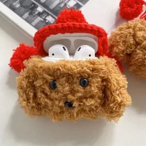 아트박스 키스맥 모자 뽀글이 댕댕이에어팟호환케이스 에어팟1 2세대)