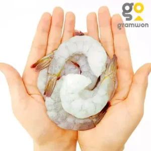 손질 칵테일새우 왕특대(50~60마리) 26/30 1kg (해동후900g) 홈파티 감바스용 새우