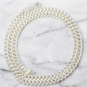 [차차실버] 커브 4mm 925 은목걸이 실버 체인 남자