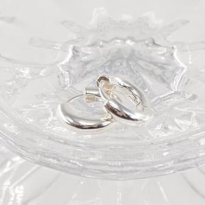 925Silver 민자 링 원터치 귀걸이 13mm OPHEE1214