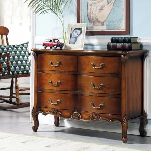 수입 프렌치 엔틱가구 메라토 와이드 원목 서랍장