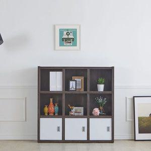 [NS홈쇼핑]아이앤 에리카 3단 1200 도어형 책장 SJ[29325243]