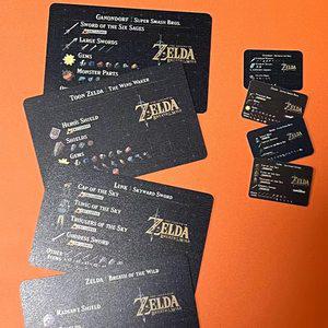 젤다 아미보 젤다의 전설 킹도 눈물 유령 검 장비 크로스오버 카드 스위치 NFC 칩 38 개 왕국 링크 Amxxbo