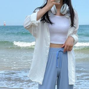 아이비 린넨 썸머셔츠 (살안타템/바캉스룩/루즈핏)