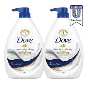 도브 바디워시 뷰티너리싱 1L 2개