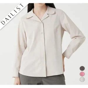 [올리비아로렌][데일리스트] 셔츠형 블라우스 MDBNL3F7331