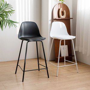 [체어팩토리]1+1 이지 바체어 가죽 플라스틱 높은의자 아일랜드 식탁 카페 홈바