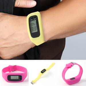 만보기 시계 실리콘 밴드 손목 운동 보폭 체중 이동 거리