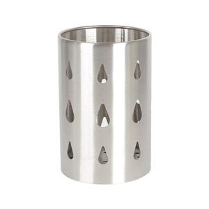 물빠짐 스텐 수저통 (물방울) 타공 수저꽂이 숟가락통