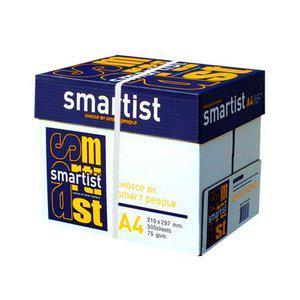 스마티스트 A4용지 75g 2500매 10박스 두꺼운 에이포 더블A 고급 복사용지 [Y]