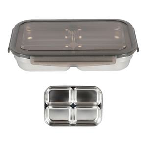 스텐 4구 반찬통 / 2구~6구반찬통 나눔 칸칸이 밀페용기
