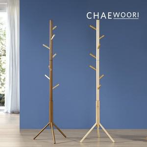 카밀 삼발 원목 스탠드 조립식 옷걸이 행거