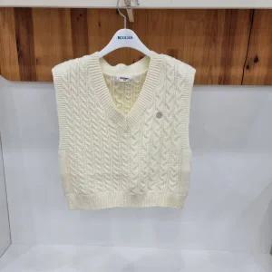 [에꼴리에][모다 행담도] 클래식 케이블 니트 조끼 23D5082A_HDD