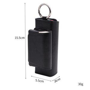 케이스 파우치 고급형 일체형 휴대용 아이코스 4 용 플립 가죽 가방 5 가지 색상 일루마 액세서리 홀더