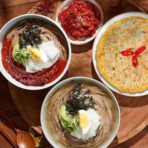 40년 강릉맛집 동해막국수 / 물막국수 4팩+비빔막국수 4팩+명태식해 2팩