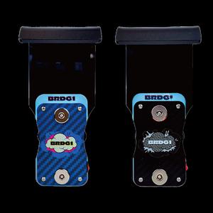 카본 지붕형 자석댐퍼거치대 오토바이 라이더 배달대행 핸드폰 자석충전  BRD61 브랜드61거치대