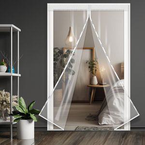 투명 방풍비닐커튼 벨크로일체형 현관바람막이 120x210