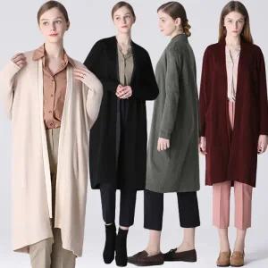 [홈쇼핑방송/르오트(LeOT)] 스르르 흐르는핏 울 블렌디드 니트 코트