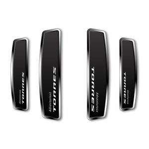 문콕방지 블랙 쉴드 엠블럼 도어가드 4개1세트  토레스