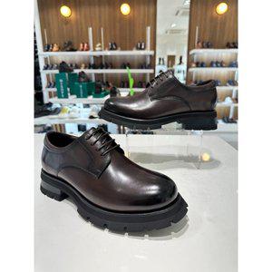 [여주점][미소페][미소페] 남성 키높이 컴벳워커 아웃솔 플레인토 더비구두(2color)722411301 브라운