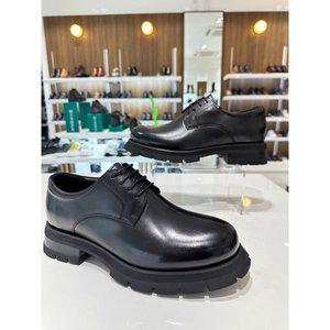 [여주점][미소페][미소페] 남성 키높이 컴벳워커 아웃솔 플레인토 더비구두(2color)722411301 블랙