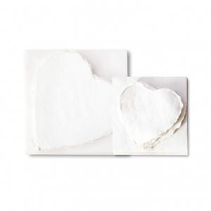 카디 100% 코튼페이퍼 수제지 KPHW 하트+봉투 세트 210g 150x150mm