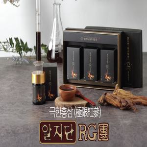 [사포닌 30mg 이상] 열 두번 찌고 말린 흑 홍삼정 300g (100g x 3병) 