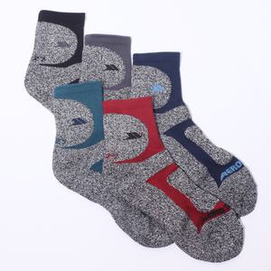 위키란쥬 국산 트래패스 쿨 파일 등산 스포츠 쿠션 양말 중목 5켤레