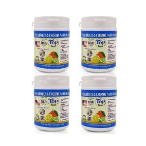 탑푸드(최상의식품) 식용 베이킹소다 200g 4개 미국약전 원료 (USP) 특허청 상표 등록