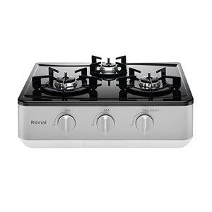 [린나이](강남점)[신세계 강남점]린나이 AA 가스레인지 3구 자동점화_매트그레이 RTR-W3202