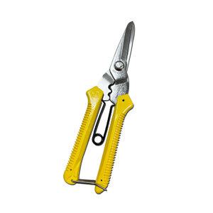 한신 터미널 집게 다목적 가위 K9  노랑 압착 스텐 다용도가위