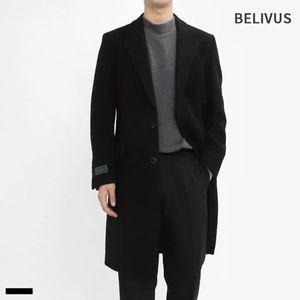 [NS홈쇼핑]빌리버스 남자 알파카울 싱글 코트 BVOT106 겨울 간절기 아우터..