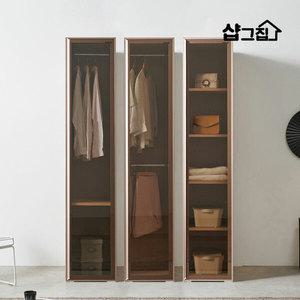 브론즈 유리도어 틈새장 400 슬림 틈새옷장