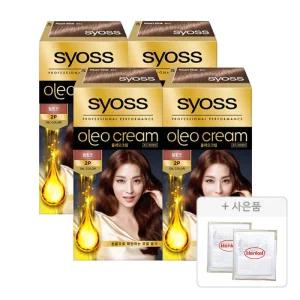 사이오스 올레오크림 새치커버 염모제 2P 펄핑크, 4개 + 증정( 염색키트, 2개 )