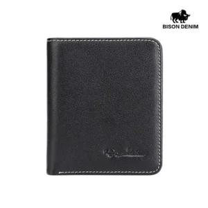 바이슨데님 남자 수제가죽 중지갑 반 작은 손지갑 N4429-2B