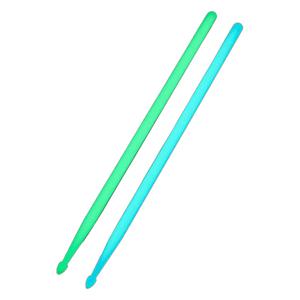 주닉스 야광 형광 드럼 스틱 5A 무대 공연용 블루 그린 네온 발광 드럼스틱
