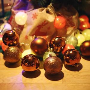 [OFLP959T]트리 오너먼트 볼장식 8cm 8입  버건디