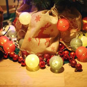 [OFLP94S6]트리 오너먼트 볼장식 3cm 20입  레드