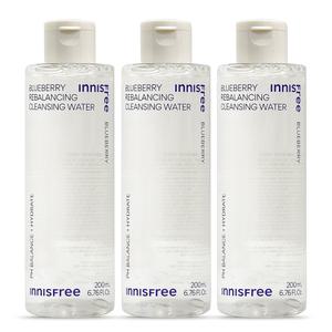 슈퍼푸드 블루베리 리밸런싱 클렌징 워터 200ml  3개