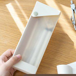 [소심생활]심플 미니멀 반투명 필통 내맘대로 꾸며서 다꾸필통