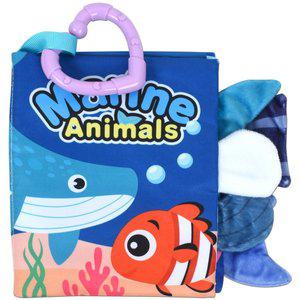 [기타]R 오즈토이 유아용 코르토 컬러 헝겊 꼬리 촉감책, 바다생물 66529a-1 초점책 신생아 완구